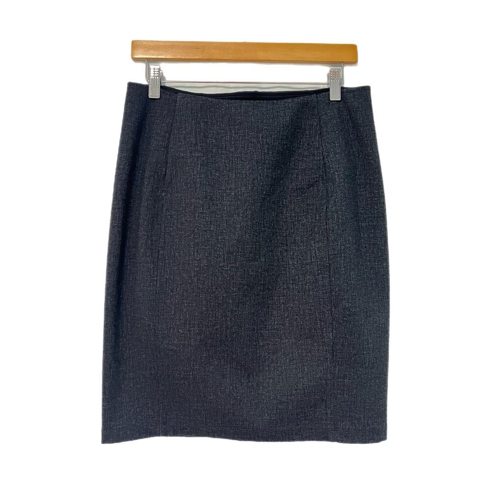 Liverpool Pencil Skirt Size 6P Petite Gray Pull On Stretch Career Office NWOT